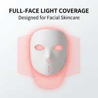 Masque de thérapie LED multi-spectre avec lumière bleue 415 nm et lumière proche infrarouge pour les soins du visage