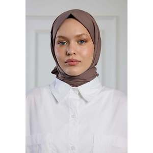 ผ้าพันคอผ้าฝ้ายแท้สีมิงค์เข้ม - Product Image 4