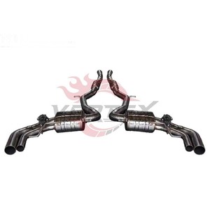 Vortex ระบบ304ท่อไอเสีย catback แข่งรถสแตนเลสขัดเงาสำหรับ Mercedes-Benz W221 W222 AMG S65 2005-2024 24เดือน - Product Image 1
