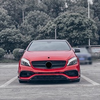 Nouveau Design Bodykit pour Mercedes classe a W176 A180 A200 A250 A35 AMG mise à niveau A45 AMG pare-chocs de voiture jupe latérale AMG Kits de carrosserie