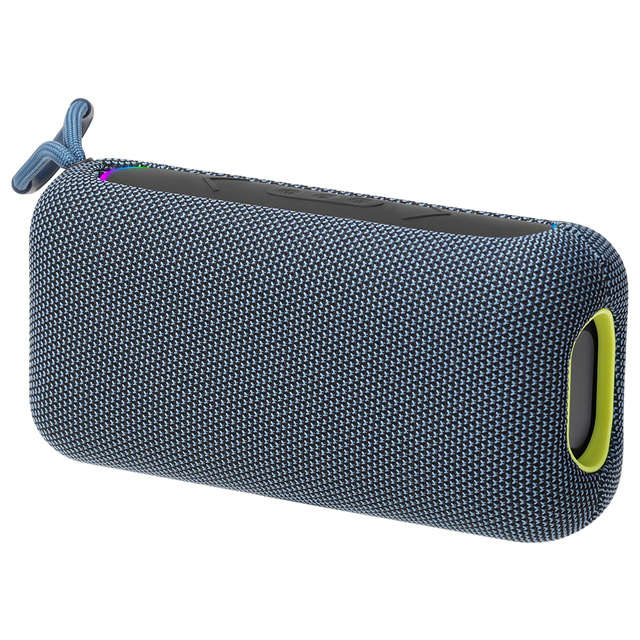 WESDAR Portable for Speaker with RGB Lights-10W Stereo Sound BT 5.3 FM Radio TF/AUX/USB DC Powered Outdoor Camping Beach