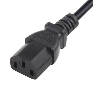 Ul Goedgekeurd Nema 5-15P 3 Pin Prong Plug Naar C13 Plug Voor Computer Laptop Us Netsnoer