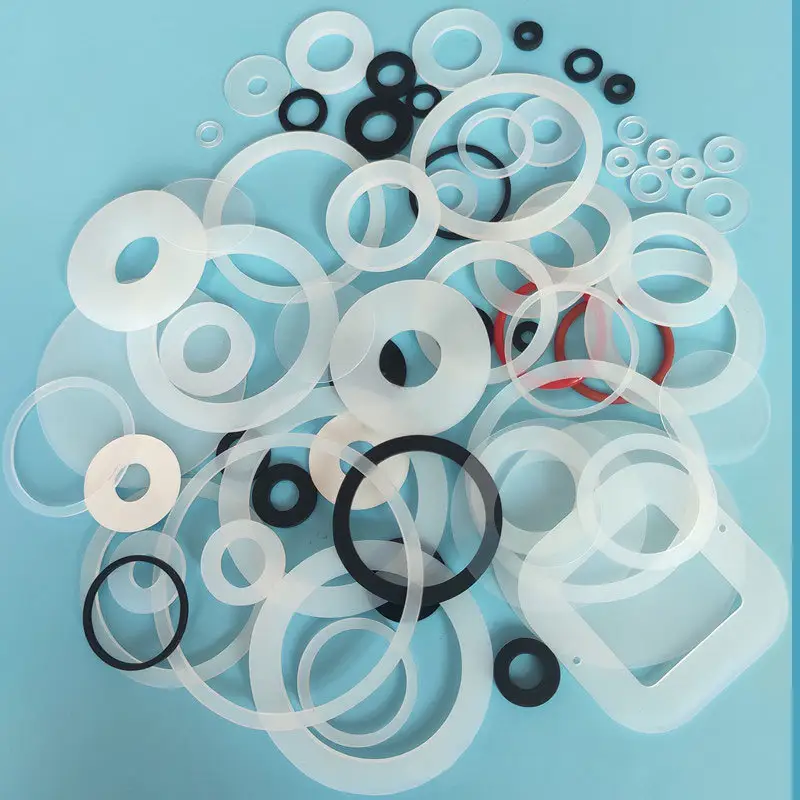 Customized ring small black epdm sbr nbr silicone fkm molded cutting washer rubber gasket
