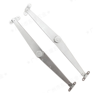 Barra de soporte de dos pliegues de acero laminado en frío con prevención de óxido para puertas y escaleras plegables, izquierda y derecha - Product Image 5