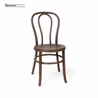 Chaises de salle à manger Thonet pour la location d'événements de mariage, chaise Thonet empilable en plastique avec protection UV pour restaurant