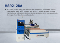 Routeur CNC 3 axes HSR à prix imbattable, grande taille 1328 2128, avec ATC, pour gravure laser fibre sur bois et acrylique pour meubles