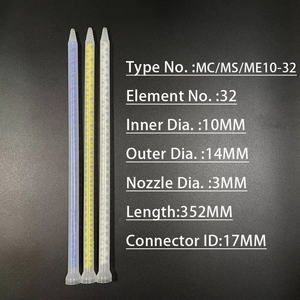 Serie MC/MS10 Tubo mezclador AB Tubo de goma de llenado de pegamento para epoxis <span class=keywords><strong>Duo</strong></span> Pack Boquilla mezcladora estática10-32/10-2 - Product Image 6