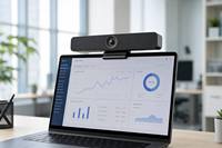 Caméra de conférence 4K à suivi automatique avec kit barre vidéo et zoom vidéo pour systèmes de visioconférence en salles de réunion