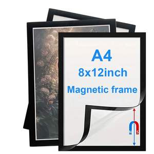 Cadres <span class=keywords><strong>photo</strong></span> magnétiques pour mur, support de cartes <span class=keywords><strong>photo</strong></span> Kpop, décoration murale, fenêtre, bureau, publicité A3/A4/A6/carré 30x30cm - Product Image 2