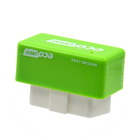 Prise verte de boîte de réglage de puce d'EcoOBD2 ECU et conducteur Eco OBD2 pour des économies de carburant des voitures 15% plus de puissance