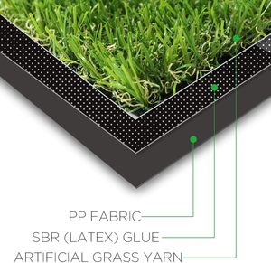 Césped Artificial de 40 mm para Patio Trasero y Jardín, Suelo Deportivo - Muestra Gratuita de Césped Artificial de Plástico - Product Image 4