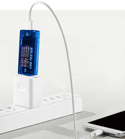 Medidor de corriente y voltaje USB, Detector de potencia, carga rápida Qc2.0/3,0 KWS-MX17