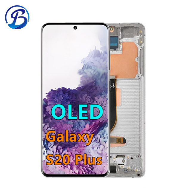 OLED Mobile Phone Display for samsung Galaxy S20 Plus Touch Screen S20+ 6.7 G985 Wholesale Bulk Price Phone Screen Replacement