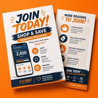 Brochures, dépliants et flyers imprimés sur mesure avec des dimensions personnalisées, brochures publicitaires, idéales pour la promotion en supermarché