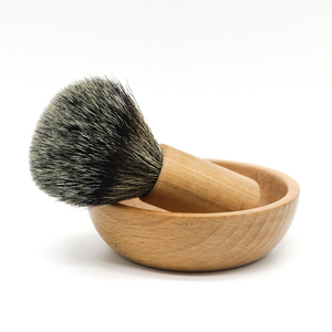 JDK 1PC Marque privée Taille de voyage Vegan Badger Hair <span class=keywords><strong>Blaireau</strong></span> de <span class=keywords><strong>rasage</strong></span> Manche en <span class=keywords><strong>bois</strong></span> Vente en gros Hommes Brosse moussante Outils - Product Image 3