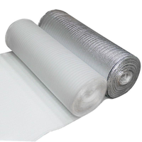 Sous-couche pour revêtement de sol stratifié, mousse EPE de 2 mm avec film PE, barrière anti-humidité, rouleau de 100 pieds carrés