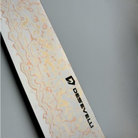 Haute qualité Durable en acier damas viande légumes couteau de cuisine chinois couteau Santoku
