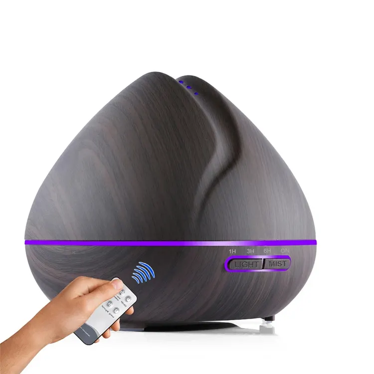 550ML Fragrance Essential Oil Aroma Air Diffuser Ultrasonic Electric Aromatherapy Purifier 7 Led Color Air Humidifier