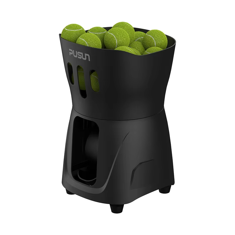 Mini Portable Lightweight Tennis Ball Machine ABS Remote Ball Thrower Trainer 8-12h Battery Life 1.8-8s Serving Tennis Training