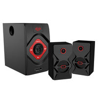 Altavoces con Estilo de Diseño Privado, Sistema de Sonido 2.1, Altavoces Multimedia, USB, FM, BT, Subwoofer
