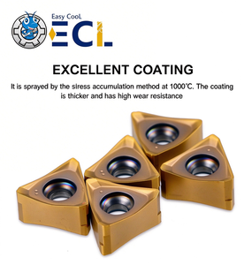 Insertos de Torneado Indexables de Carburo Triangular ECL con Recubrimiento de TiN, Herramienta de Corte CNC para Acero Inoxidable - Product Image 2