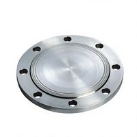 Flens Buta Ringan Berkekuatan Tinggi CNC Tempa Titanium Gr2 Tahan Tekanan Tinggi, Pesanan Khusus Langsung dari Pabrik untuk Industri