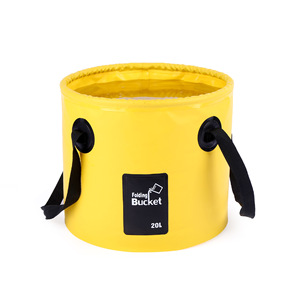 Vente en gros Seau pliant en PVC de 20L pour le camping en plein air, la pêche et le lavage de voiture Seau portable et étanche pour les nouvelles aventures en plein air - Product Image 5