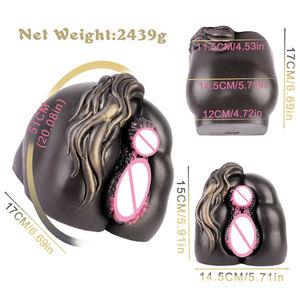 GEEBA Fantastischer Pferde-Vagina-Po Masturbator-Cup für Männer, Tier-Gesäß-Umkehrform, künstliche Penis-<span class=keywords><strong>Massage</strong></span>, 3D-Sexspielzeug für Männer - Product Image 2