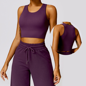 Nouveau débardeur de sport sans coutures tendance, débardeur ajusté pour le fitness <span class=keywords><strong>avec</strong></span> manches courtes, haut de yoga à manches courtes - Product Image 1
