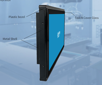 Monitor de Pantalla Táctil Industrial de Marco Abierto de 15.6 Pulgadas, Pantalla LCD con Soporte de Pared VESA
