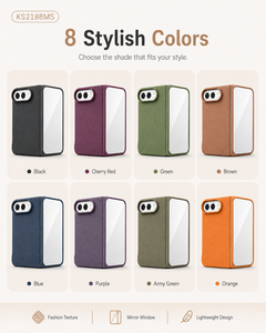 เคสโทรศัพท์พับได้เนื้อผ้าหรูหรา บางเฉียบ ป้องกันรอยขีดข่วน พร้อมปกป้องกล้อง - Product Image 3