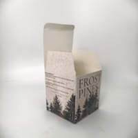 Cadeau artisanal personnalisé boîte en carton à bougie pliable recyclable et écologique avec revêtement UV feuille de finition mate spécifications