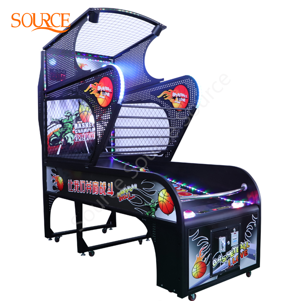 [ SOURCE ] Coin Operated Basketball Game Machine Adult Indoor Electronic Coin Operated Street Basketball Arcade
