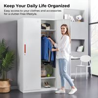 Armoire de rangement métallique en acier laminé à froid de haute qualité, personnalisable, pour la maison, la salle de sport, l'école, 2 portes, vente en gros