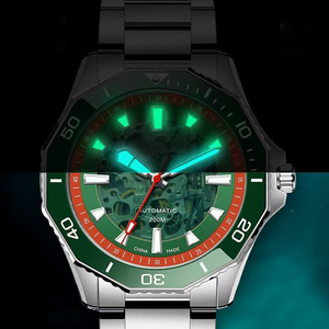 Montre mécanique pour homme en acier inoxydable 316L, mouvement mécanique de haute qualité, designs de luxe personnalisés - Product Image 2