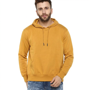 Sweat à capuche patchwork pour homme, vêtements de sport décontractés pour l'extérieur, mode streetwear, sweat à capuche thermique en polaire pour homme, automne hiver, noir - Product Image 1