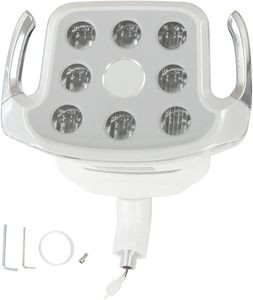Lámpara de Examen Dental con Temperatura de Color Ajustable, Iluminación LED Quirúrgica sin Sombra, Pantalla LCD, 12W-8 LED - Product Image 5