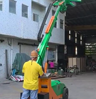 Chariot de manutention de verre électrique, grue de levage de verre, robot de levage de panneaux lourds avec système à vide
