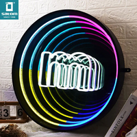 Mirror Infinity Neon Letter Sign Rgb Led Lightbox