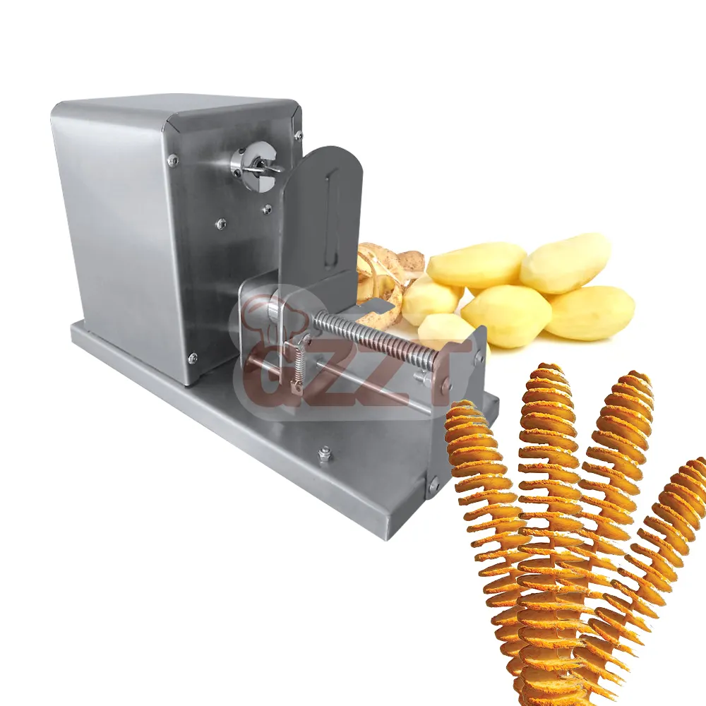 Rechargeable Potato Twister/potato Chips Making Machine Price/spiral Potato Cutter