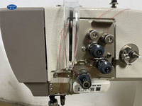 Machine à coudre à double aiguille à pied à roulettes Raynian-592, adaptée aux bottes d'équitation, aux sacs en cuir