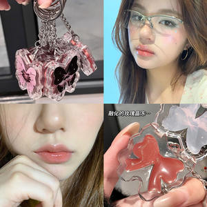 ลิปกลอสแบบทึบรูปคัพเค้กรูปผีเสื้อสีพื้นไม่ซีดจางติดทนนานสำหรับงานปาร์ตี้ลิปกลอสไม่ซ้ำใคร - Product Image 5