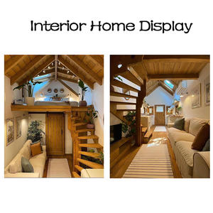 Casa Triangular Prefabricada Portátil para Chalet de Esquí, Cabaña de Luna de Miel, Retiro en la Montaña, Villa en la Cima de la Montaña - Product Image 2