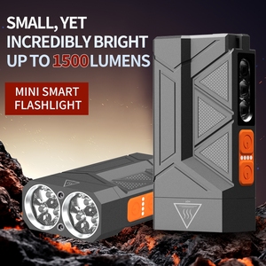 Pequeña antorcha <span class=keywords><strong>LED</strong></span> recargable de alto lumen EDC linterna lúmenes impermeable cuerpo de aleación de aluminio pluma de carga USB antorcha - Product Image 3