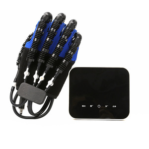 Guantes de rehabilitación de manos, dispositivo de entrenamiento eléctrico de cinco dedos con control remoto para la recuperación de la función de la mano en personas mayores, color azul - Product Image 5