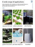 Pompe à eau submersible mini USB DC5V en plastique, écologique, blanche, 200L, pour fontaine à eau pour animaux de compagnie et distributeur circulant