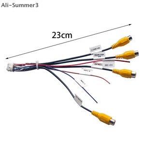 1セット ホワイトブラック 2ピン IP67規格 12V 防水 ナイロン絶縁 裸銅導体 ワイヤーハーネス 自動車・バイク用 - Product Image 4