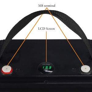 แบตเตอรี่ลิเธียม 640Wh แบบพกพาสำหรับตั้งแคมป์และรถบ้าน, ระบบจ่ายไฟแบบ Deep Cycle สำหรับการใช้งานแบบ Off-Grid พร้อมระบบ BMS ในตัว - Product Image 3