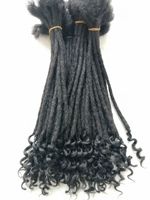 Extensions de dreadlocks Jiffy Wholesale Goddess, 100% cheveux humains, tissage simple au crochet, bouclés afro crépus pour femmes