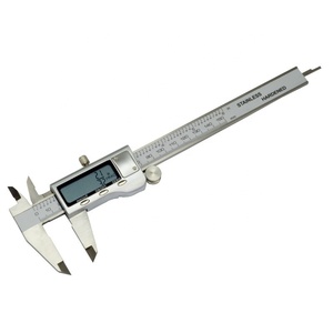 Calibrador Digital <span class=keywords><strong>Vernier</strong></span> <span class=keywords><strong>de</strong></span> 6 Pulgadas (0-150 mm), Lectura Fraccionaria <span class=keywords><strong>de</strong></span> 0.01 mm, Pantalla Grande, Métrico/Pulgadas/Fraccionario - Product Image 2